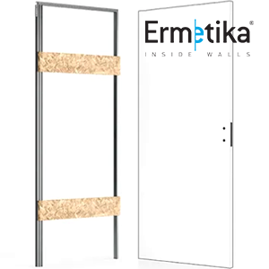 Porte reversibili filomuro xREVERx Ermetika